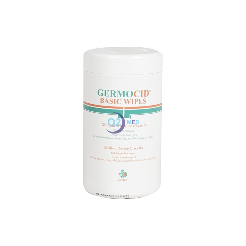 Germocid basic wipes salviettine disinfettanti - distribuito da O2 Med Germocid basic wipes salviettine disinfettanti - distribuito da O2 Med