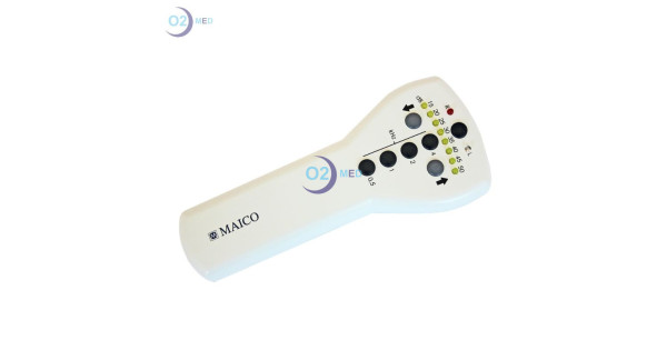 Audiometro portatile MAICO MA 1 in orizzontale – distribuito da O2 Med