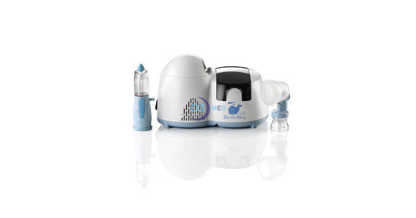 Bimboneb lato frontale con Rinowash e Perfecta - distribuito da O2 Med