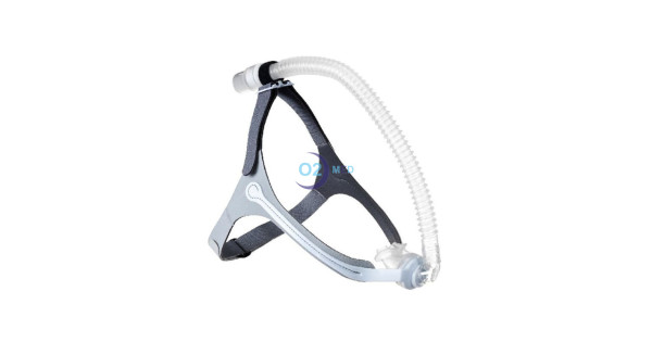 Respireo Primo P Maschera a Cuscinetti Nasali Vented vista lato destro - distribuito da O2 Med