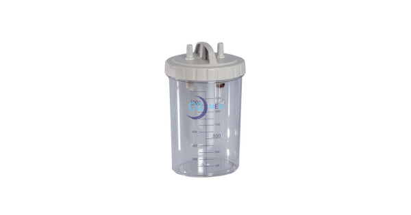 Vaso da 1 Litro con coperchio con valvola  - distribuito da O2 Med