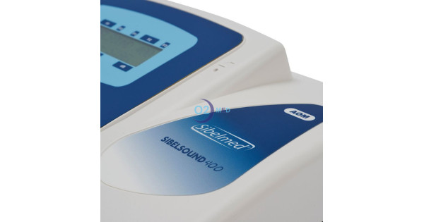 Audiometro Sibelsound 400 particolare lato destro - distribuito da O2 Med