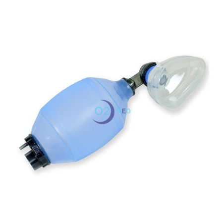 Pallone rianimatore in silicone con mascherina in diverse misure