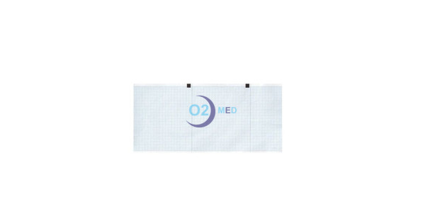 Carta Termica Diagrammata blu in fogli z fold Lumed - distribuita da O2 Med