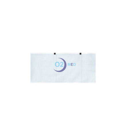 Carta Termica Diagrammata blu in fogli z fold Lumed - distribuita da O2 Med