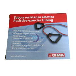 Banda elastica in Lattice con Maniglie 125 cm x 3 mm Gima