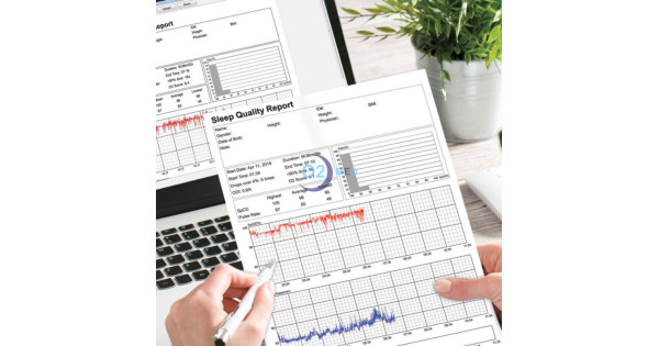 Report O2RING saturimetria notturna - distribuito da O2 Med