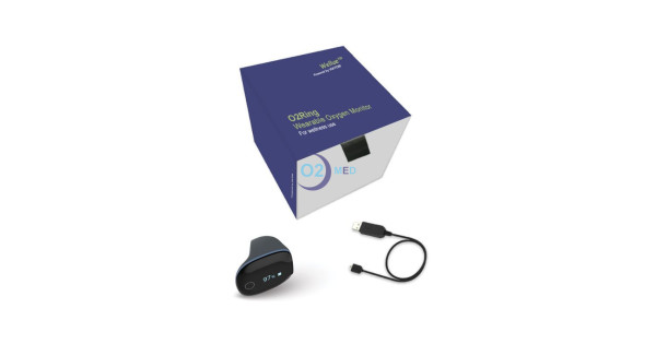 O2RING Adulti Bluetoth con cavo ricarica e confezione - distribuito da O2 Med