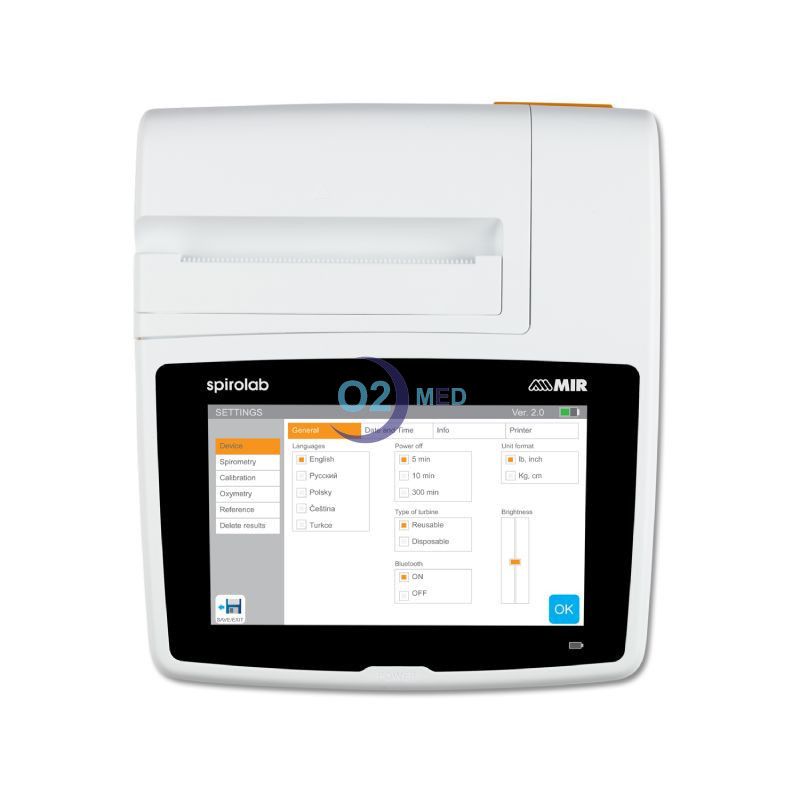 Spirolab MIR - distribuito da O2 Med