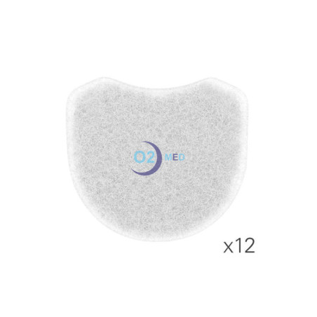 Filtri Ipoallergenici per Airmini Resmed in confezione da 12 pezzi O2 Med