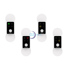 4 Cardionica con display accesi - ECG Portatile a singolo canale - distribuito da O2 Med