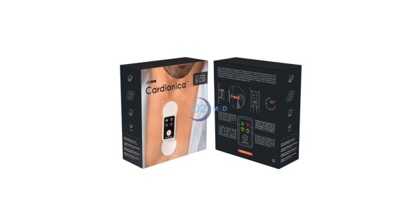 Confezione Cardionica - ECG Portatile a singolo canale - distribuito da O2 Med