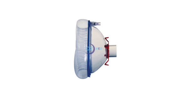Mascherina per anestesia Crystal con cuscinetto gonfiabile - distribuito da O2 Med