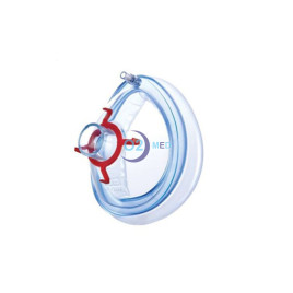 Mascherina per anestesia Crystal con cuscinetto gonfiabile - distribuito da O2 Med