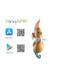 QR code per App su App Store e Play Store dedicata a Rinowash Doccia Nasale Micronizzata - distribuito da O2 Med