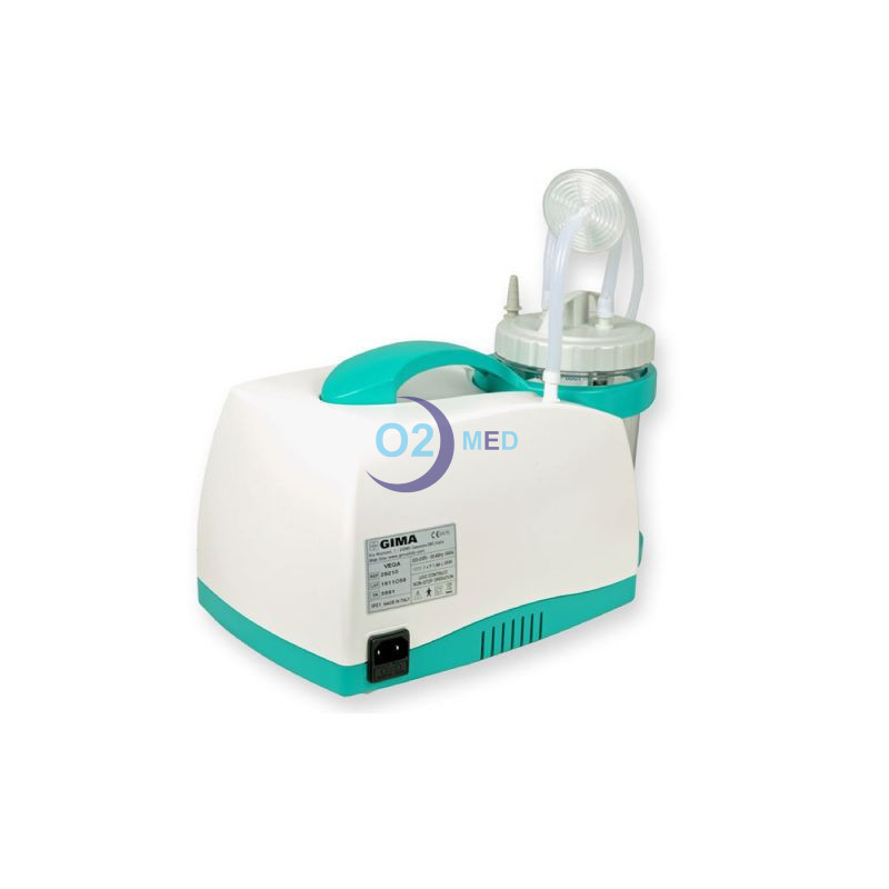 Aspiratore chirurgico Vega per l'aspirazione nasale orale e tracheale 16l/min O2 Med