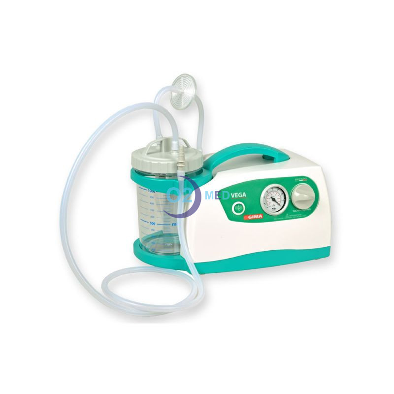 Aspiratore chirurgico Vega per l'aspirazione nasale orale e tracheale 16l/min O2 Med Aspiratore chirurgico Vega per l'aspirazione nasale orale e tracheale 16l/min O2 Med