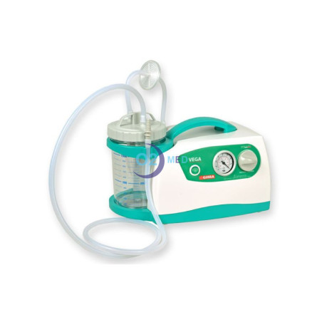 Aspiratore chirurgico Vega per l'aspirazione nasale orale e tracheale 16l/min O2 Med