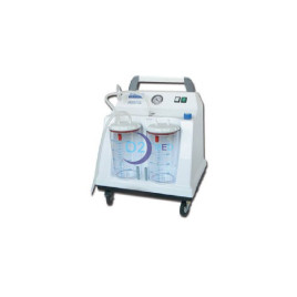 Aspiratore chirurgico ospedaliero Tobic Hospital con 2 vasi da 4l e flusso da 90l/min O2 Med