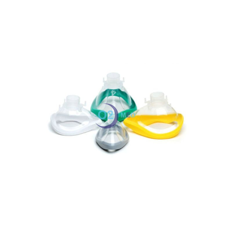 4 taglie QuadraLite Maschere per Anestesia Intersurgical - Tenuta Anatomica Senza Gonfiaggio  - distribuite da O2 Med