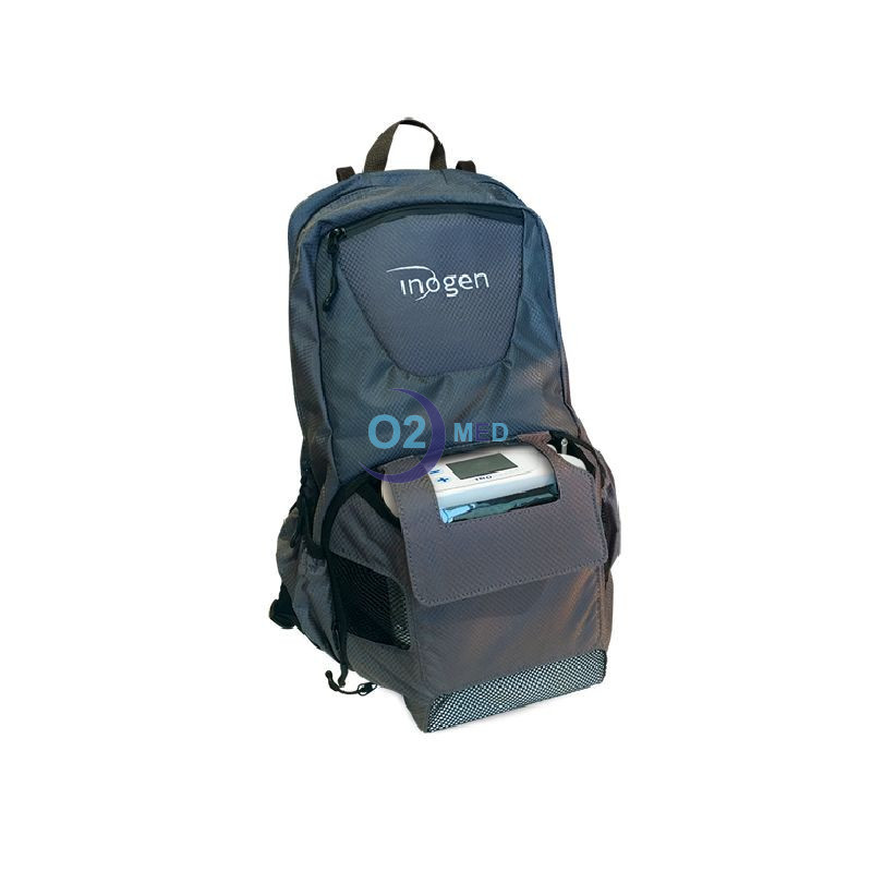 Zaino per il trasporto per concentratori Inogen One G5 e Rove 6 - distribuito da O2 Med Zaino per il trasporto per concentratori Inogen One G5 e Rove 6 - distribuito da O2 Med