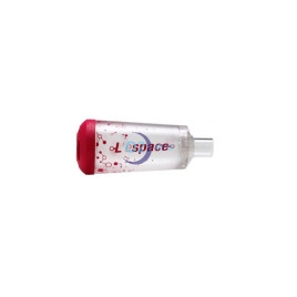 L'Espace Camera distanziatrice magenta per Spray predosati (MDI) Adulti con boccaglio - distribuito da O2 Med