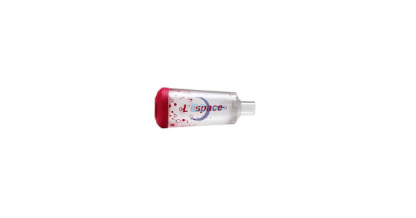 L'Espace Camera distanziatrice magenta per Spray predosati (MDI) Adulti con boccaglio - distribuito da O2 Med